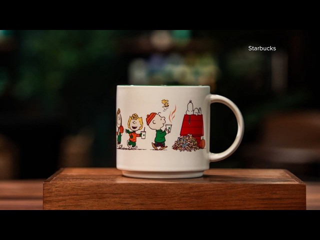Starbucks launches a limited edition Snoopy merch today