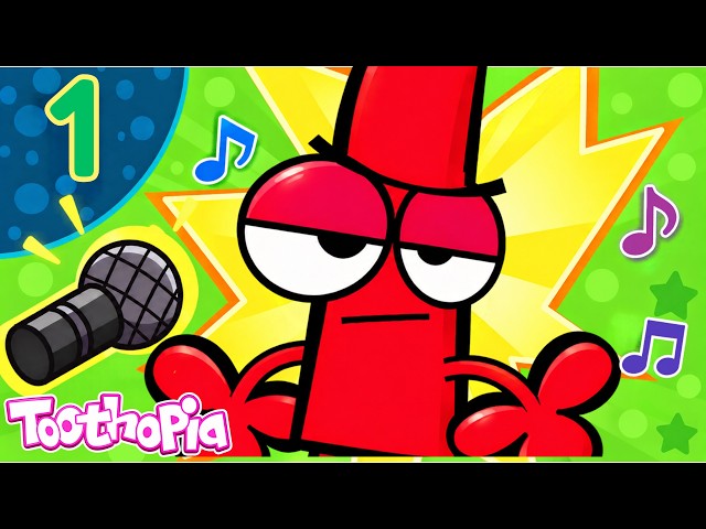 Toothopia's Got Talent! 🎤 Can They Save the Concert?  Funny Cartoon for Kids | Healthy Habits