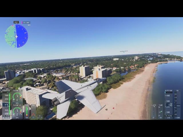 Microsoft Flight Simulator 2024 Miami F18 ps5 4k