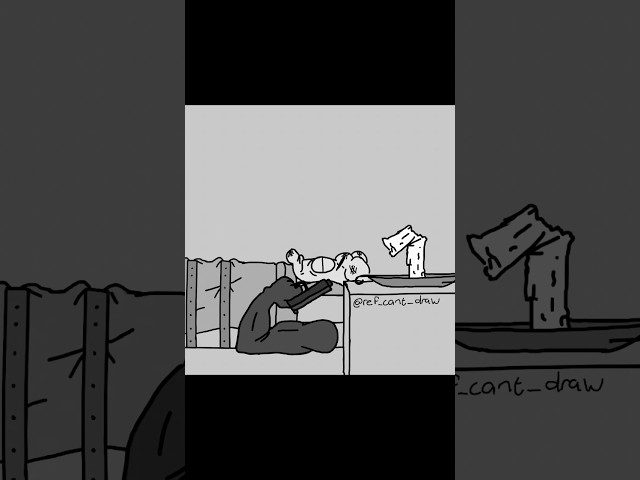 Teacher is NEVER gonna believe this💀. #animation #relatable #skit #sleep #bed