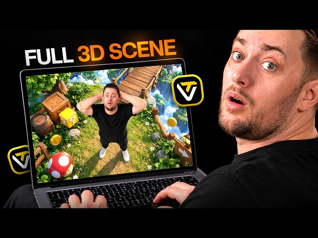 Tripo | I Built a Complete 3D Scene With AI