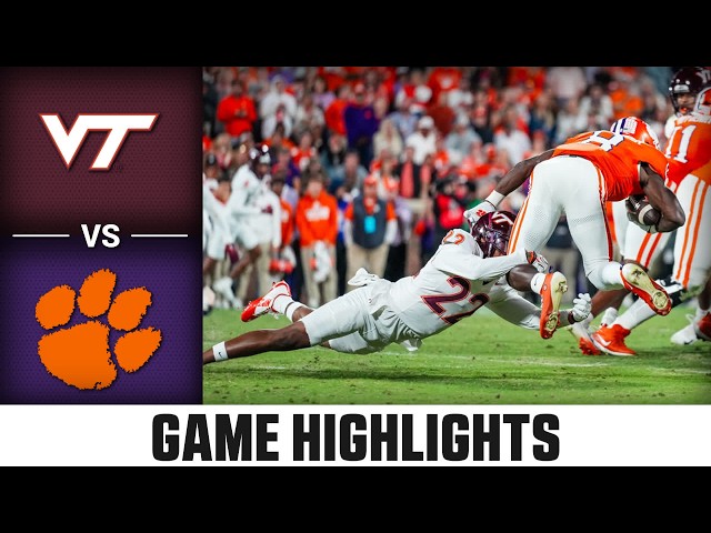 Virginia Tech vs. Clemson Game Highlights | 2026 ACC Football