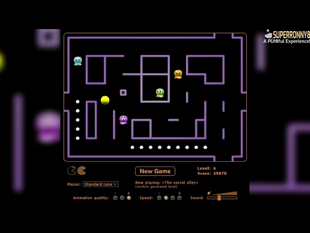 JavaScript-PacMan 2 - Early Lightweight PAC-MAN Clone, But UPGRADED!