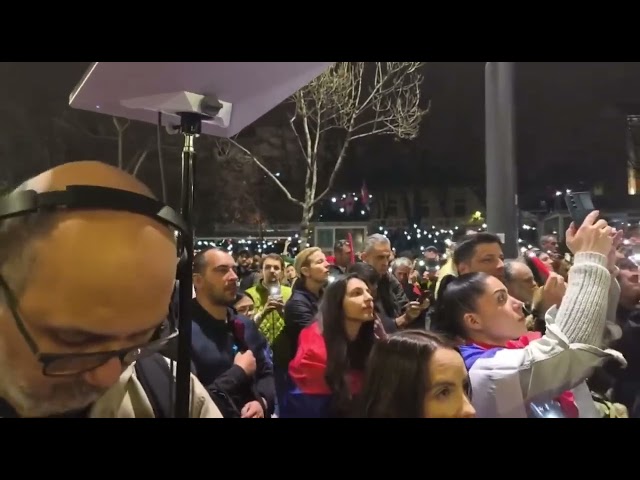 Belgrade, Serbia: sonic wave attack during peaceful protest (March 15th, 2025)