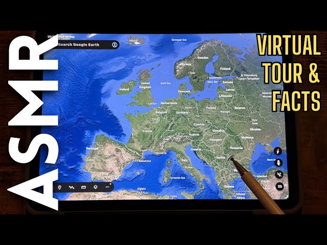 Google Earth Tour of European Cities with Facts