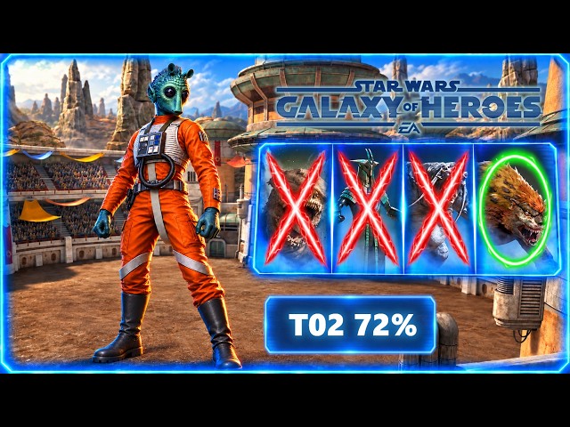 SWGoH: Coliseum Dryax T02 72%