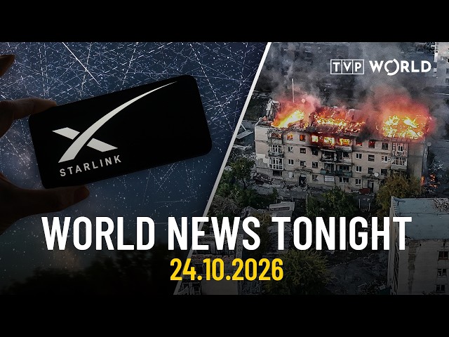 Starlink speed restored as Ukraine faces new Russian strikes | World News Tonight