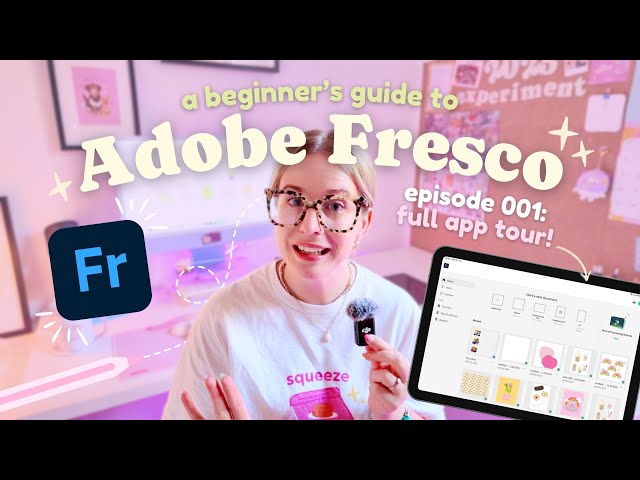 How to get started with Adobe Fresco ✨ Tips for Beginners Ep. 1: 2025 Full App, Brushes + Tools Tour