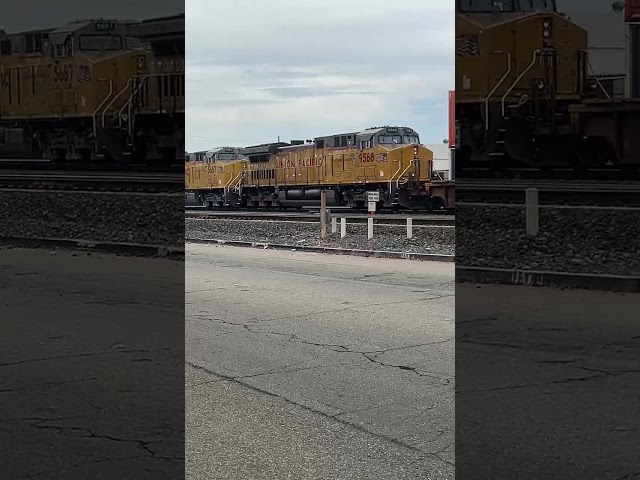 10/17/2026: UP 7891, 5331, 6187, 6740, 8422, 9568, 5667 lead an EB Double Stack Train in Pomona, CA