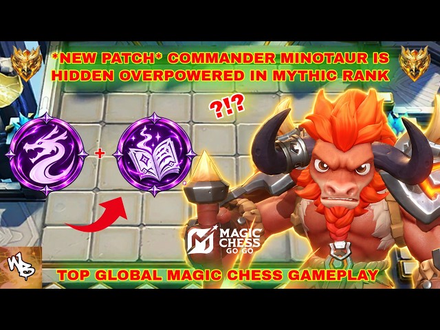 I Played the 98% WIN RATE Top Global Minotaur Build.. - BEST MAGIC CHESS SYNERGY - MAGIC CHESS GO GO