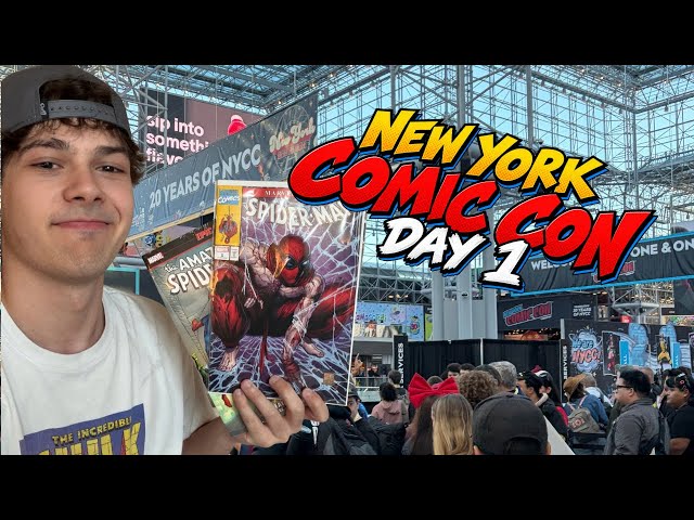 My First New York Comic Con! 🕷️ Comic Hunting & NYCC 2026 Day 1