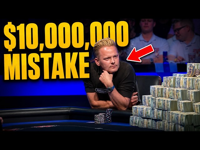 The Worst WSOP Play Of All Time Just Happened