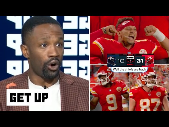 GET UP | Patrick Mahomes to Walker III is UNSTOPPABLE! - Foxworth on Chiefs' 31-10 win over Broncos