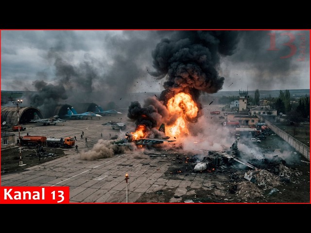 Ukrainian drones carried out terrible strikes on the airfield in Gvardeysk in Crimea