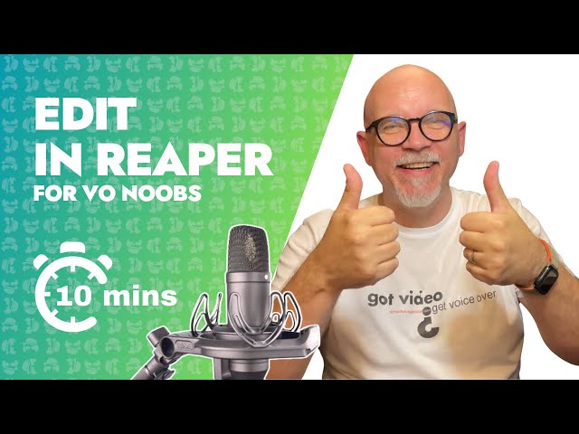 Edit Voice Over in Reaper in Just 10 Minutes!