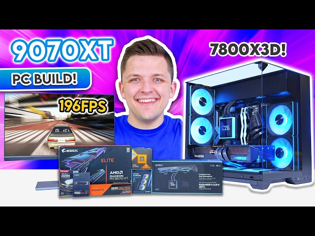 Best RX 9070 XT Gaming PC Build 2026! 😍 [ft. Lian Li Vision M]