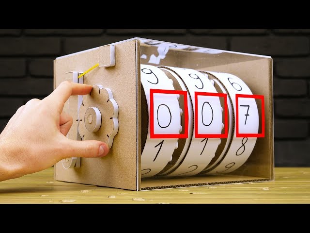 DIY Mechanical Counter from Cardboard