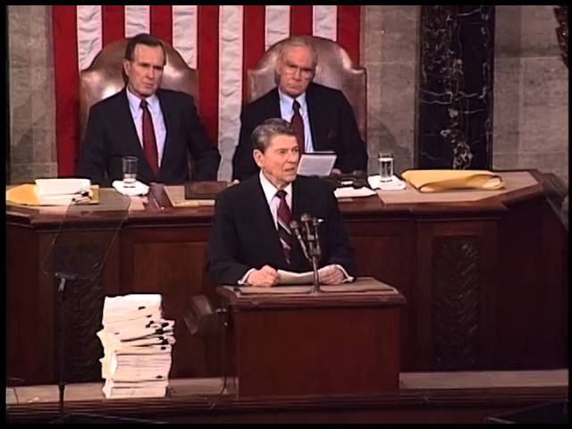 President Reagan's State of the Union Address to Congress and the Nation on January 25, 1988