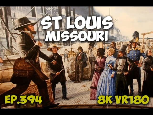 Ep.394 St Louis Missouri - Gateway Arch Museum Free Entry Part 3 8K VR180 3D Travel