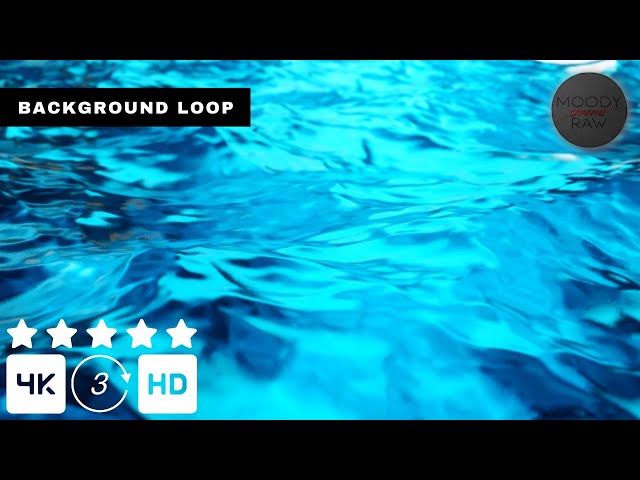 Luxury Water 4K Visual Loop (Silent) | Calm Ambient Background | Seamless Loop
