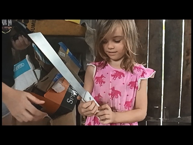 Making a Titanium Machete!  ...not really titanium.  They lied!