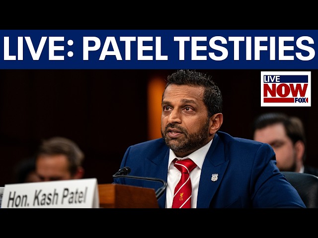 LIVE: FBI Dir. Kash Patel testifies on Capitol Hill, heated moments