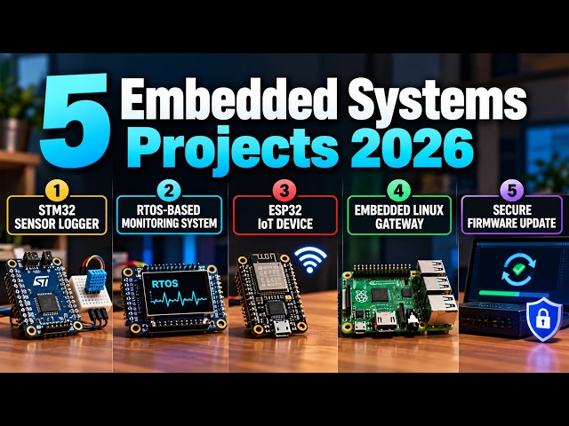 5 Embedded Systems Projects You Should Build in 2026