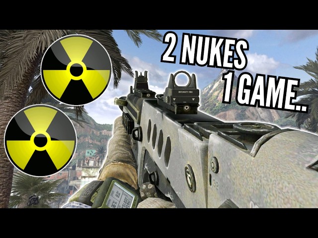MW2 but i have to get a DOUBLE nuke in team deathmatch..