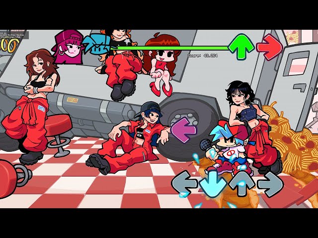 Friday Night Funkin' - SPAGHETTI (FNF Update x Le Sserafim / Gameplay & Cutscene)