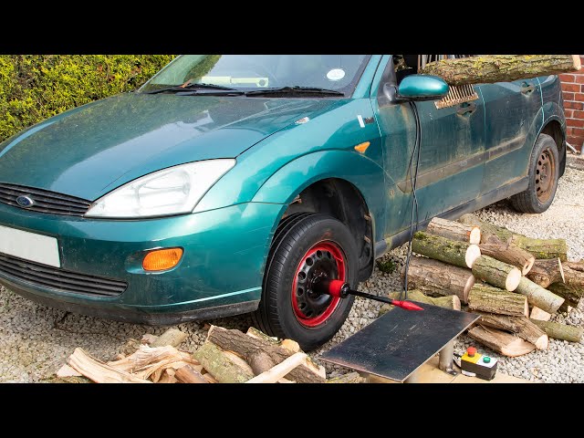 Making a Log Splitter out of my old car