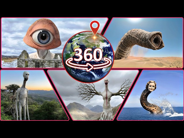 MEGA COMPILATION: Unexplained Google Earth Anomaly Archive — VR 360°