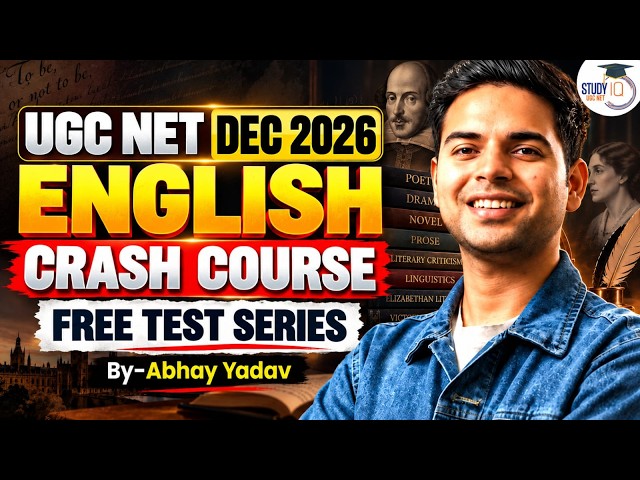 UGC NET English December 2026 | Complete Crash Course | Free Test Series