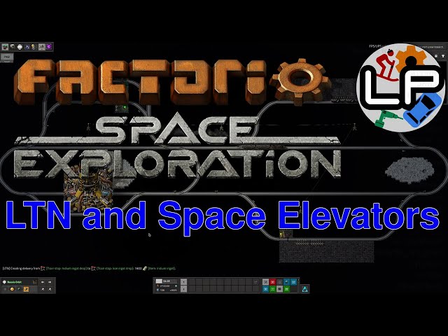 How to use LTN with Space Elevators - Laurence Plays Factorio: Space Exploration