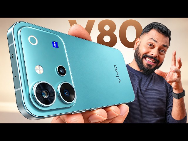 vivo V80 Unboxing & Quick Review ⚡ 144Hz, SD 7 Gen 4, 3X Zeiss Tele 📸, 7200mAh & More