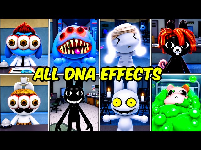 ALL SECRET DNA SAMPLER + EFFECTS IN ANIMAL HOSPITAL