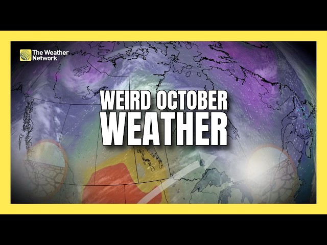 An atypical October weather pattern is developing across Canada | #forecast
