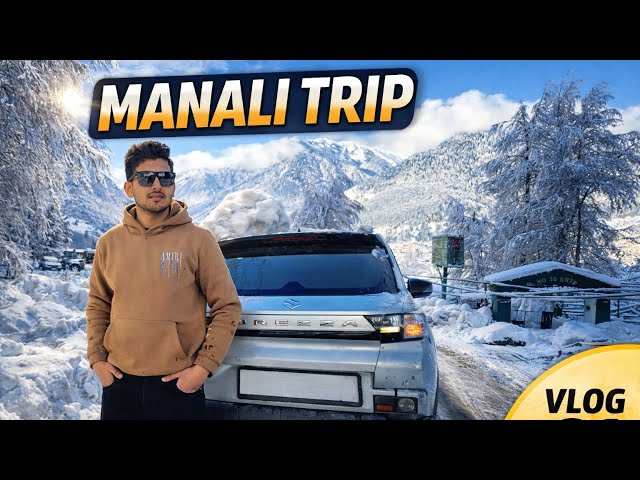FIRST SNOWFALL IN MANALI 🥶 | TRIP VLOG | FUN UNLIMITED ❤️