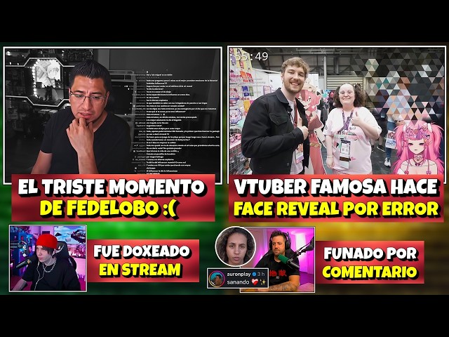 FEDELOBO'S VERY SAD MOMENT :( | FAMOUS VTUBER ACCIDENTALLY DOES FACE REVEAL | RUBIUS DOXXED