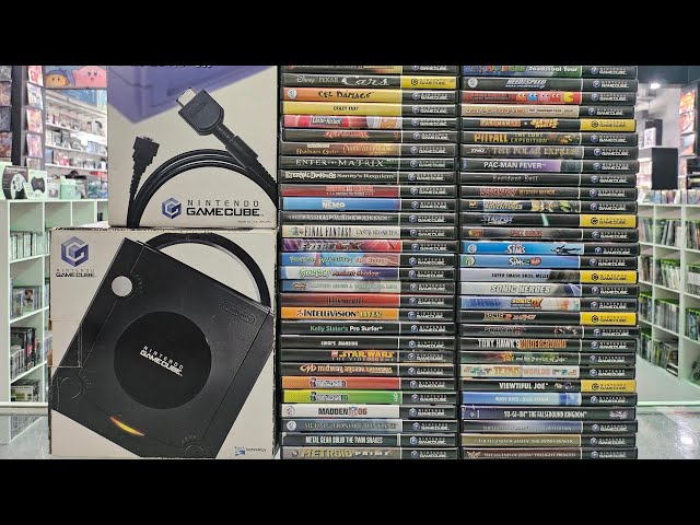 Nintendo GameCube games + complete console cleaned/priced and just put on the shelves this morning.