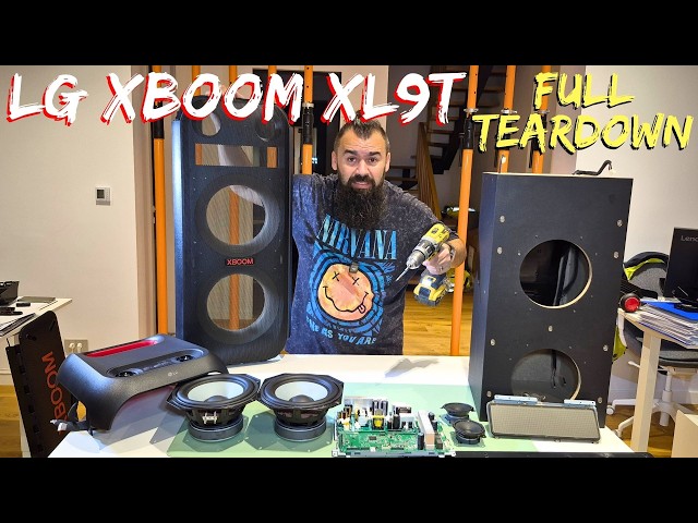 LG XBOOM XL9T FULL Teardown