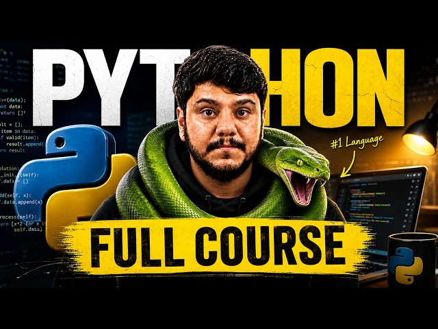 Python Full Course FREE | Learn Python from Scratch 2026 | upGrad