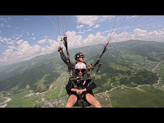 Paragliding In Pokhara Acrobatics Flight