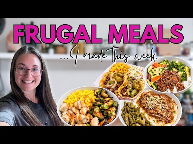 What We Ate During a $0 Grocery Week // Easy Frugal Family Dinners