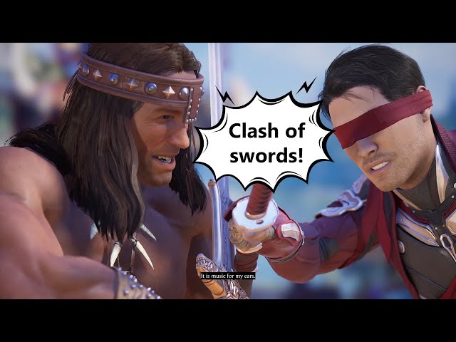 MK1 Conan Reflects on His Trusted Blade