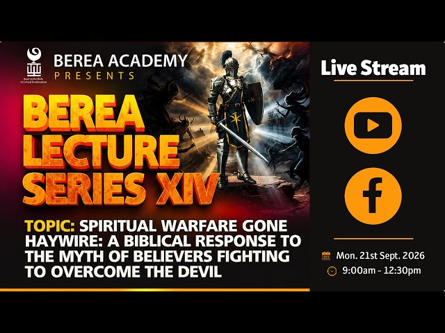 BEREA LECTURE SERIES XIV 2026