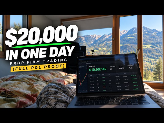 How I Made $20,000 in ONE Day — Prop Firm Trading (Full P&L Proof)