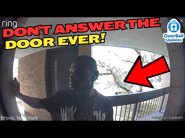 Don't Open Your Door To Suspicious Unwanted Strangers! (Caught On Ring Doorbell) | Doorbell Updates