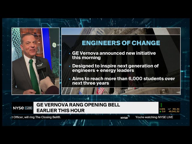 Today on NYSE Live | Energy Giant GE Vernova Rings Opening Bell at NYSE to Celebrate Earth Day