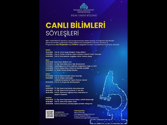 Canlı Bilimleri Söyleşisi 7: Özlem Yılmaz