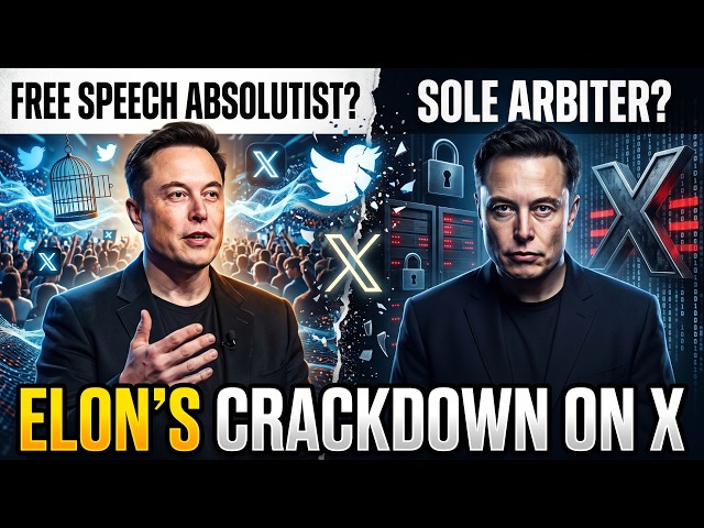 Free Speech Absolutist or Sole Content Arbiter Elon Musk's Crackdown on X